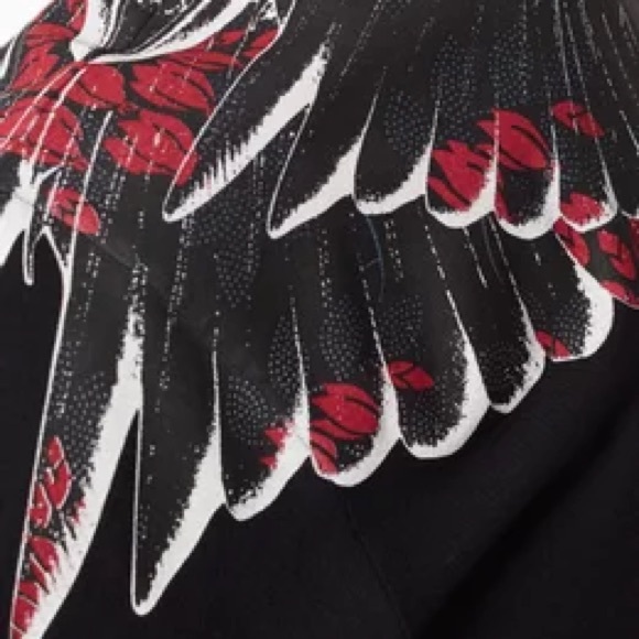 Marcelo Burlon County of Milan Black Icon Wings Short Sleeve T-Shirt Medium NWOT - Picture 3 of 12